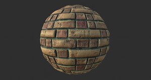 Brick Wall 001 Tileable PBR Texture