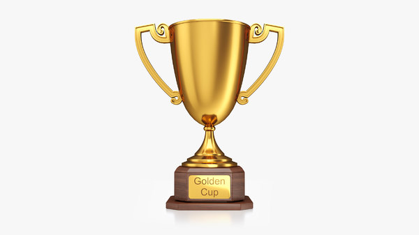 Goldener Pokal 3d Modell Turbosquid