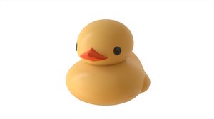 3D rubber duck model