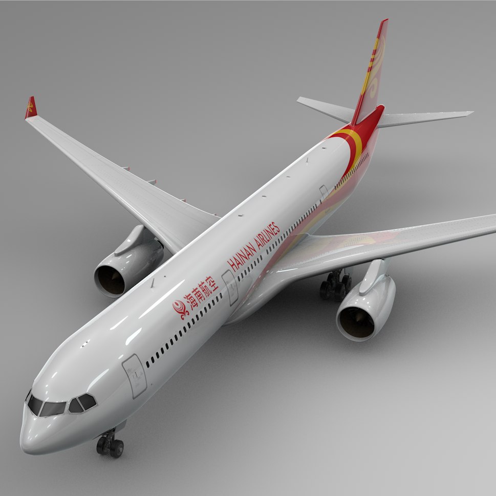 3D model airbus a330-300 hainan airlines - TurboSquid 1464944