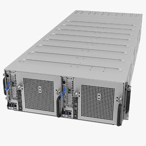 hpe cloudline cl5200 server 3D model