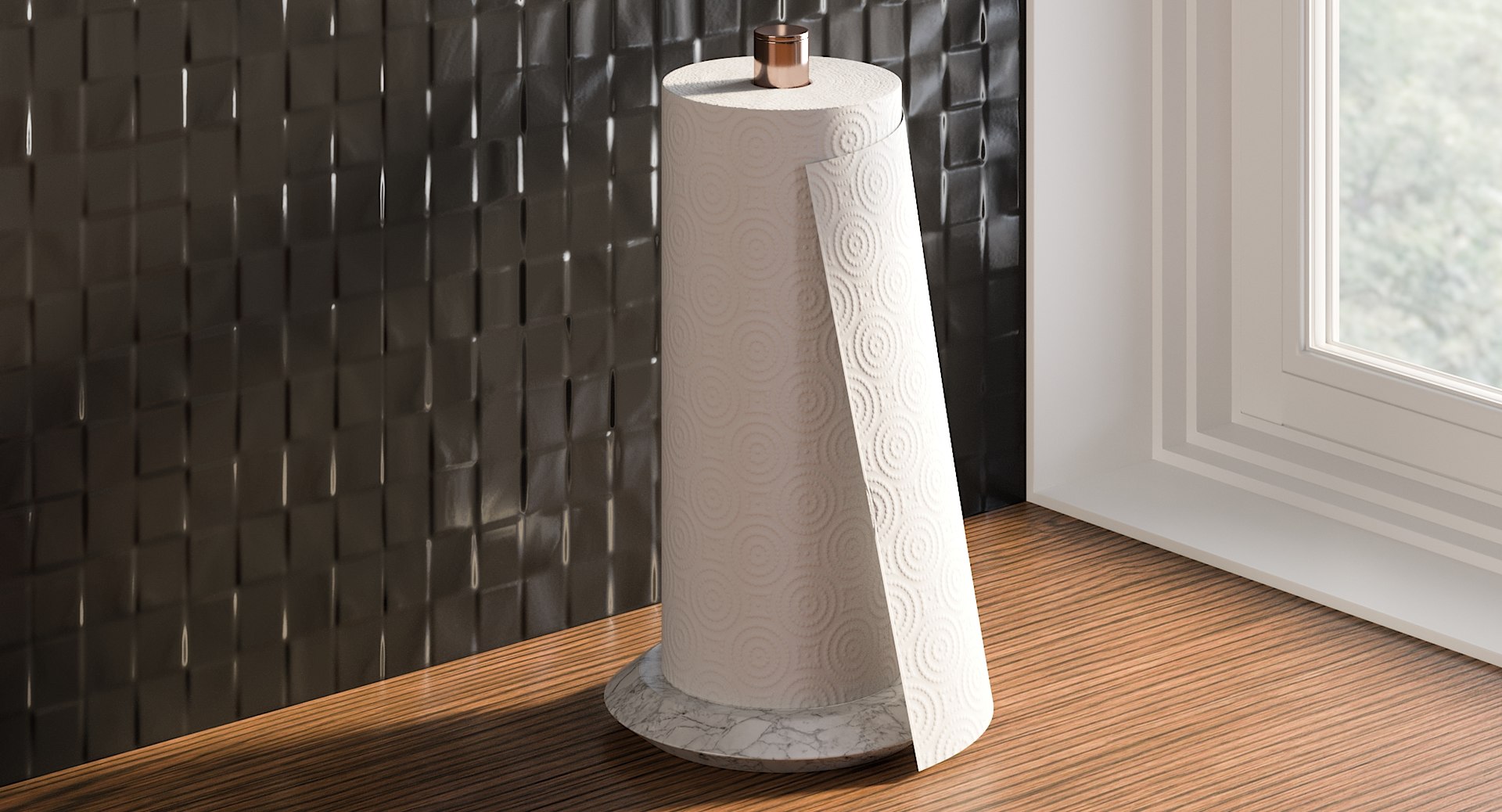 Realistic paper towel holder 3D TurboSquid 1465070