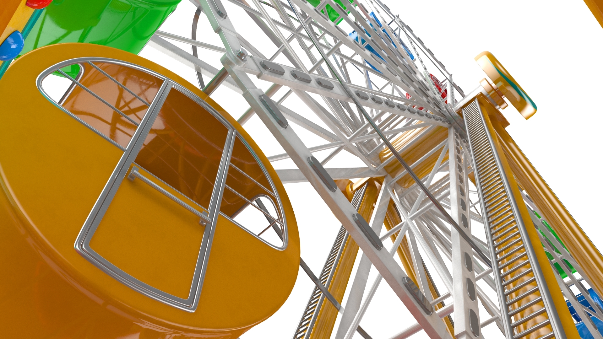 六个游乐园游戏合集3d模型