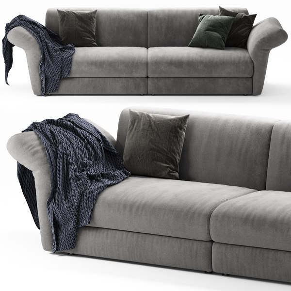 3d Bonaldo Cortina Sofa Model Turbosquid 1465134