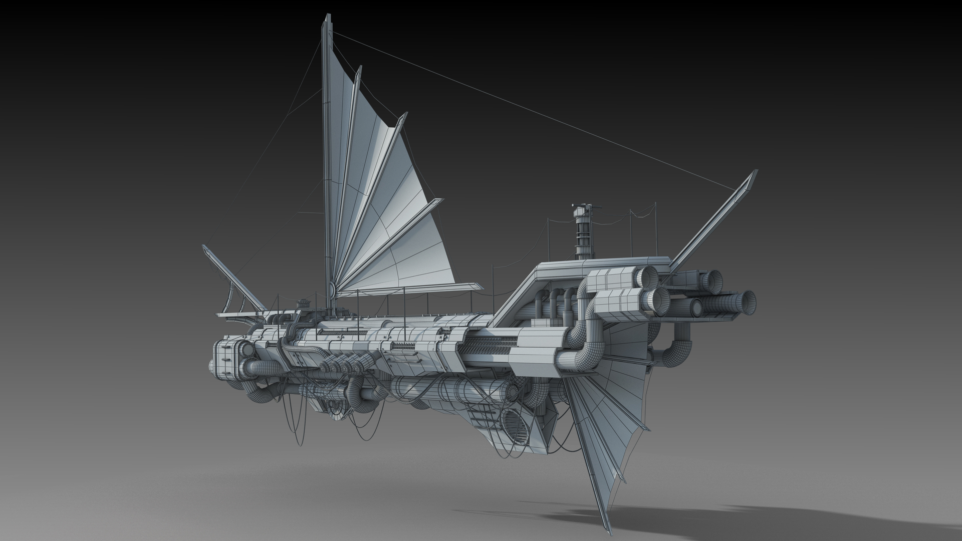Modello 3D Nave Steampunk - TurboSquid 1465160