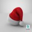 3D realistic santa hat