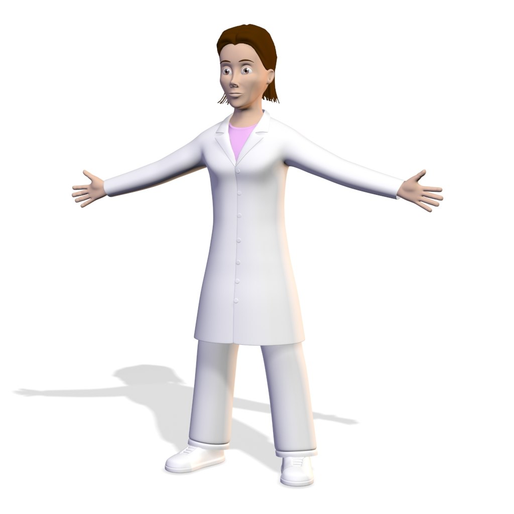 Scientist 3d model