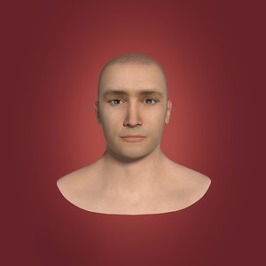 man head 3D model