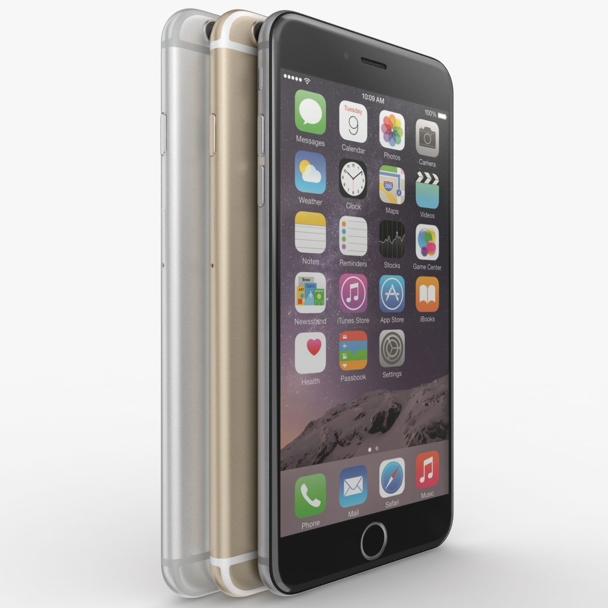iphone 6s 6 3d model