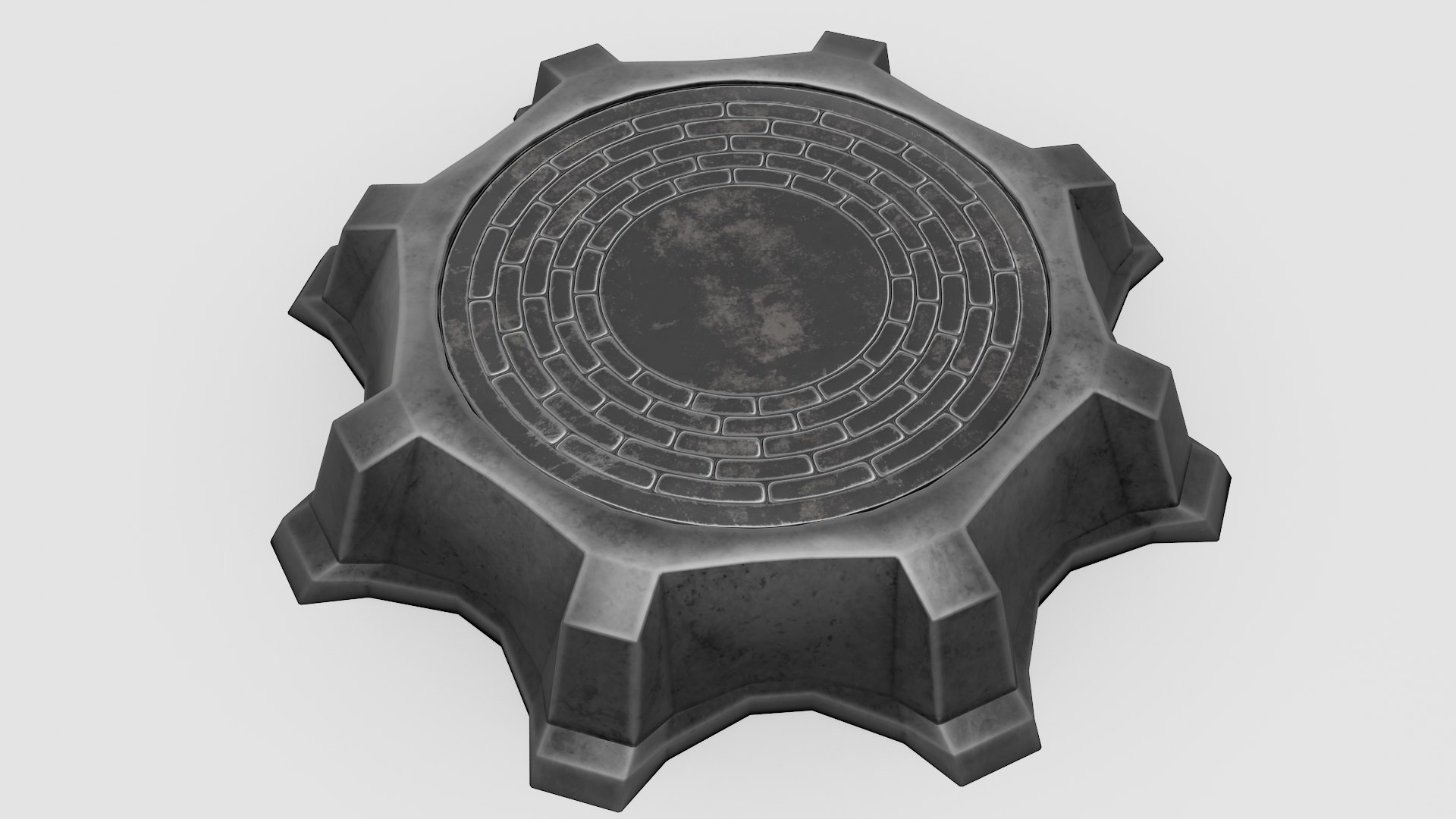 3D pedestal games blender model TurboSquid 1465861