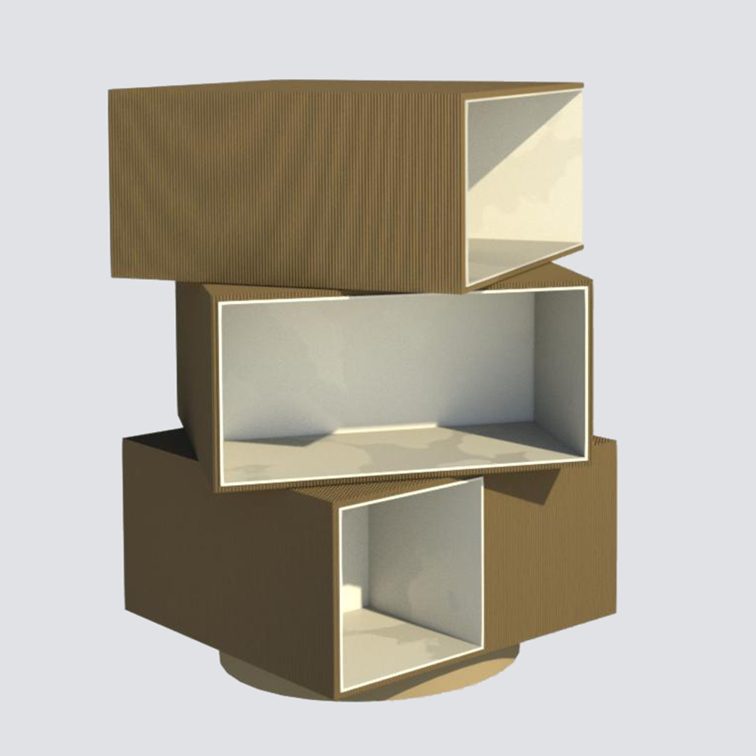 Bookcase revit 3D TurboSquid 1465912