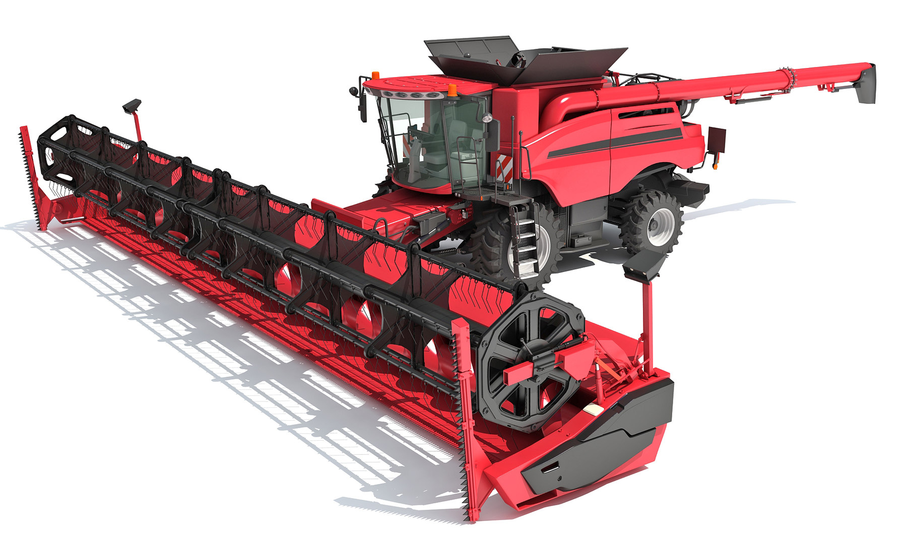 3d combine harvester https://static.turbosquid.