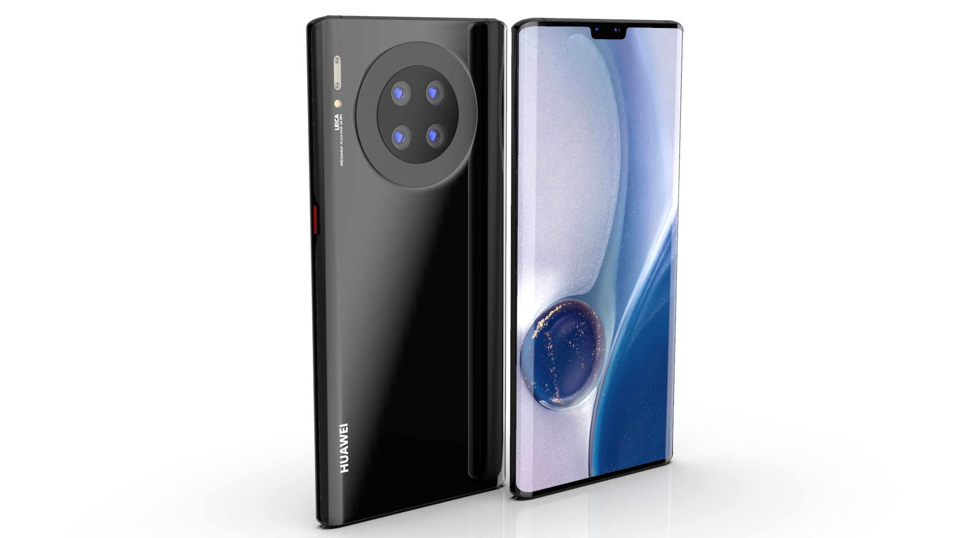 华为mate 30--huawei mate 30 pro set element 3d3d模型