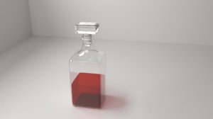 3D decanter 2 liquid