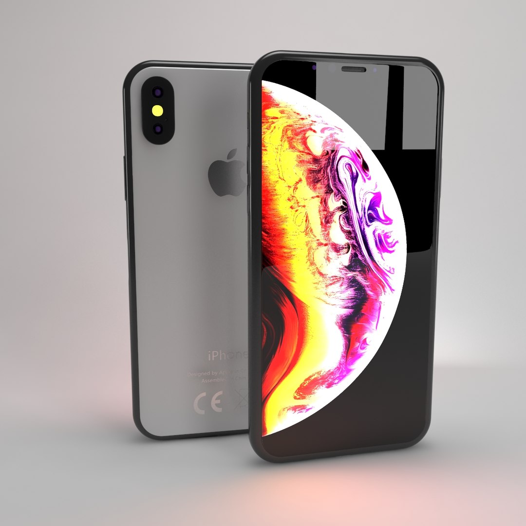 3D iphone xs element low-poly model - TurboSquid 1466432