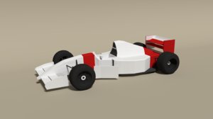 mclaren mp4-8 formula car 3D
