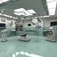 hospital operating room medical equipment 3d model