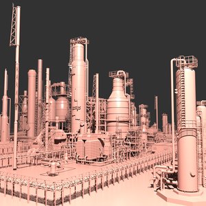3D port arthur refinery model