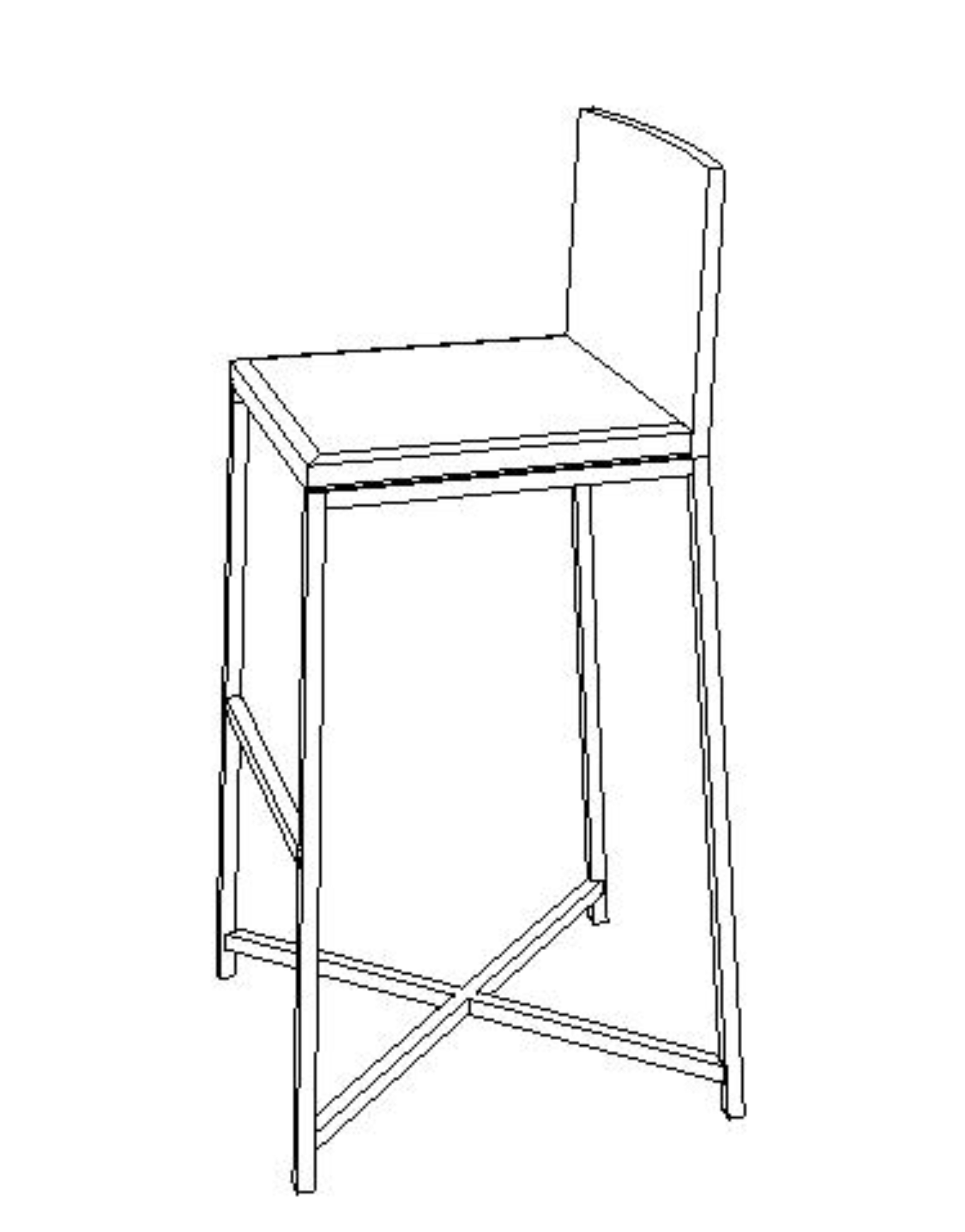 Bar stool revit 3D TurboSquid 1466659