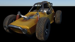 pubg buggy 3D model