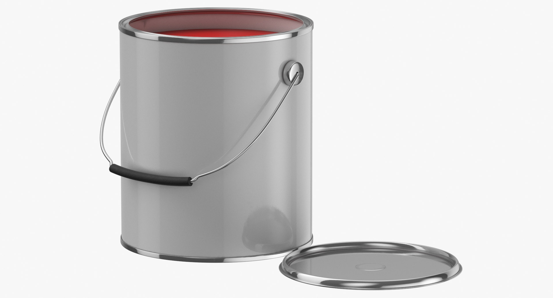 Paint bucket open 3D model TurboSquid 1466826