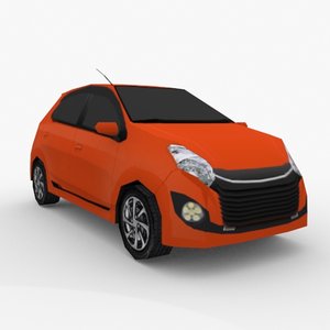 hatch city car 3D model
