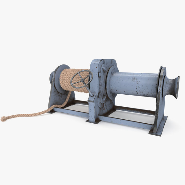 3d model mooring winches
