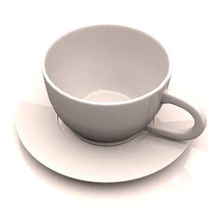 coffee cups 3D model