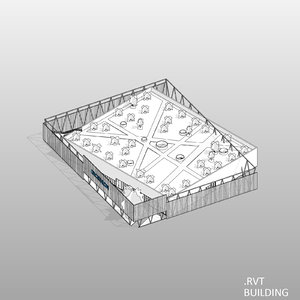3D revit building