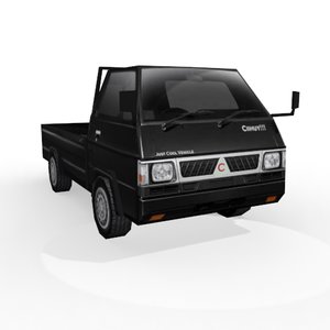 3D pickup truck vehicle