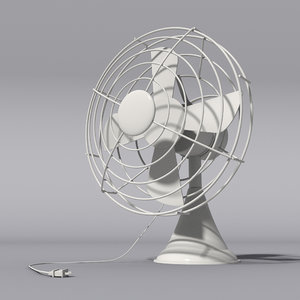 ancient fan rigged 3D