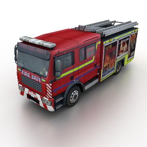 generic rescue truck 3D model
