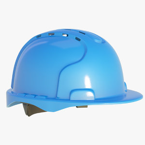blue hard hat model