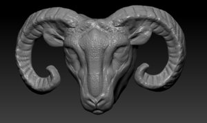 ram head 3D model