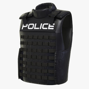 3D model tactical gear vest