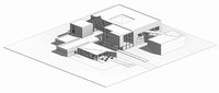 Library architectural on revit