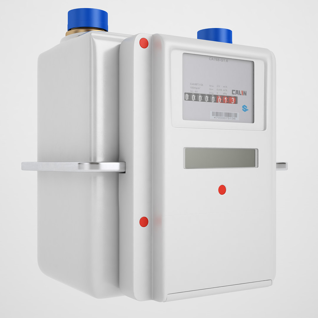 Gas Prepayment Meter 3D Model TurboSquid 1468023