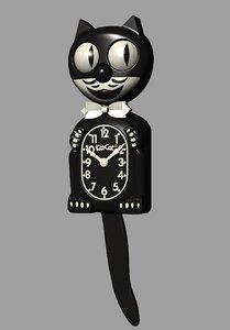 kit cat clock seen 3D model
