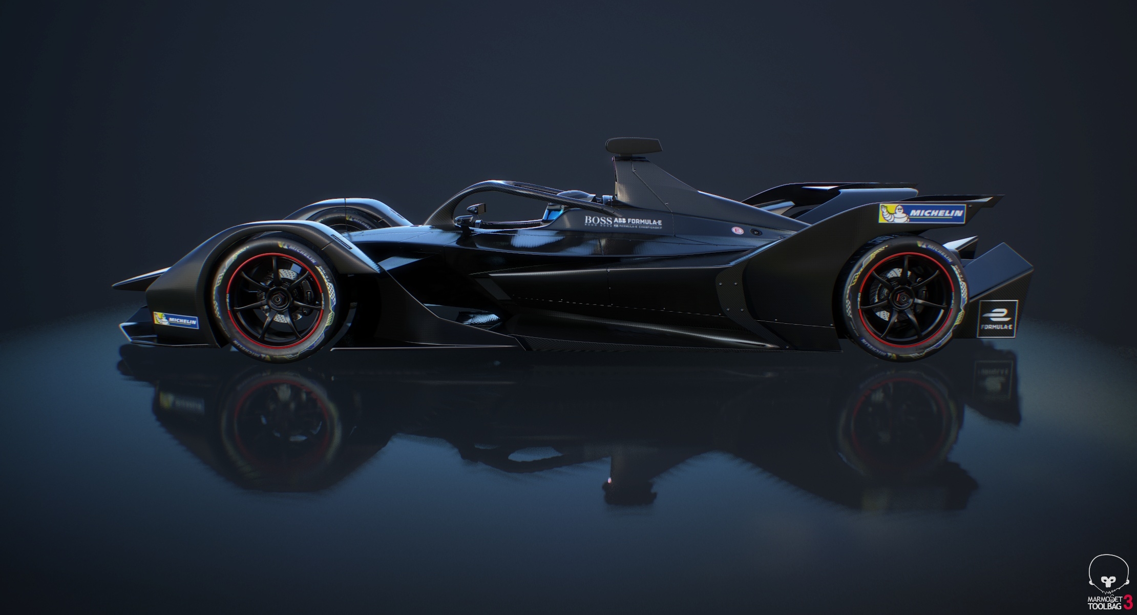 formula e gen2赛季2019 20203d模型