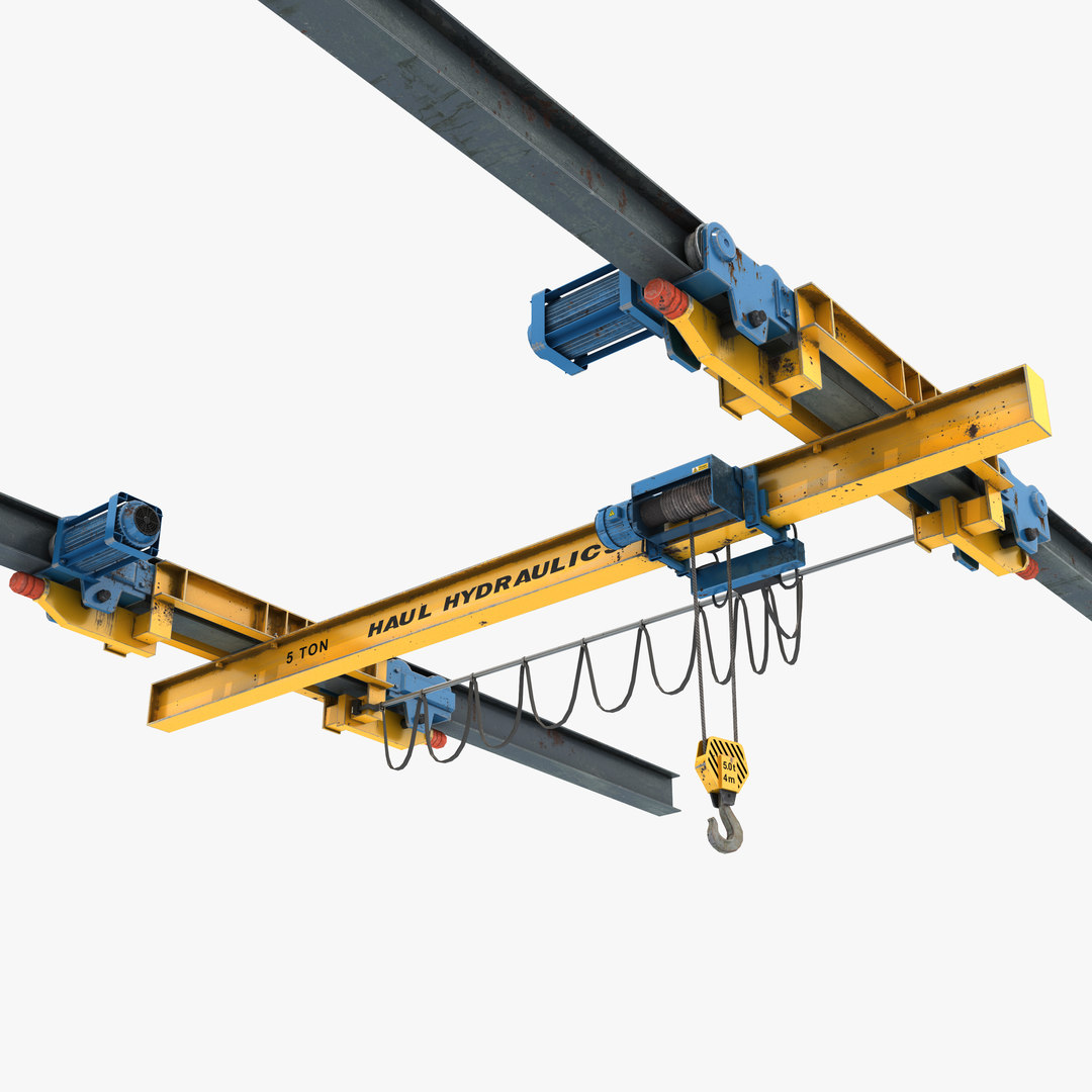 Overhead suspended crane 3D TurboSquid 1468129