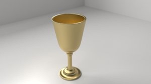 copper goblet 3D model