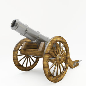 3D cannon model