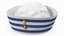 navy sailor hat 3D model