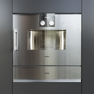 3D gaggenau oven bsp220110 dvp221110 model