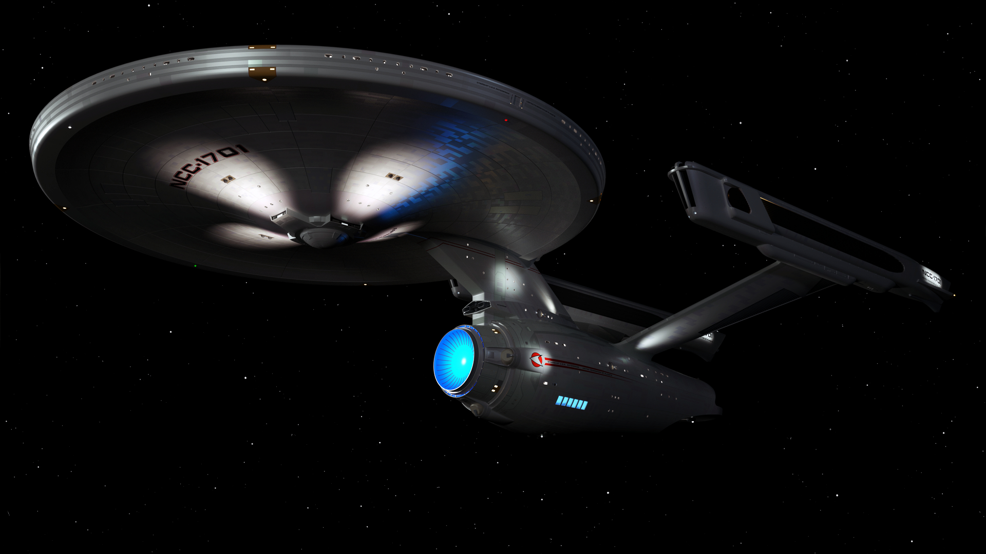 Starship enterprise refit 2d 3D model - TurboSquid 1468832