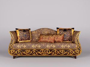 3D model luxury sofa