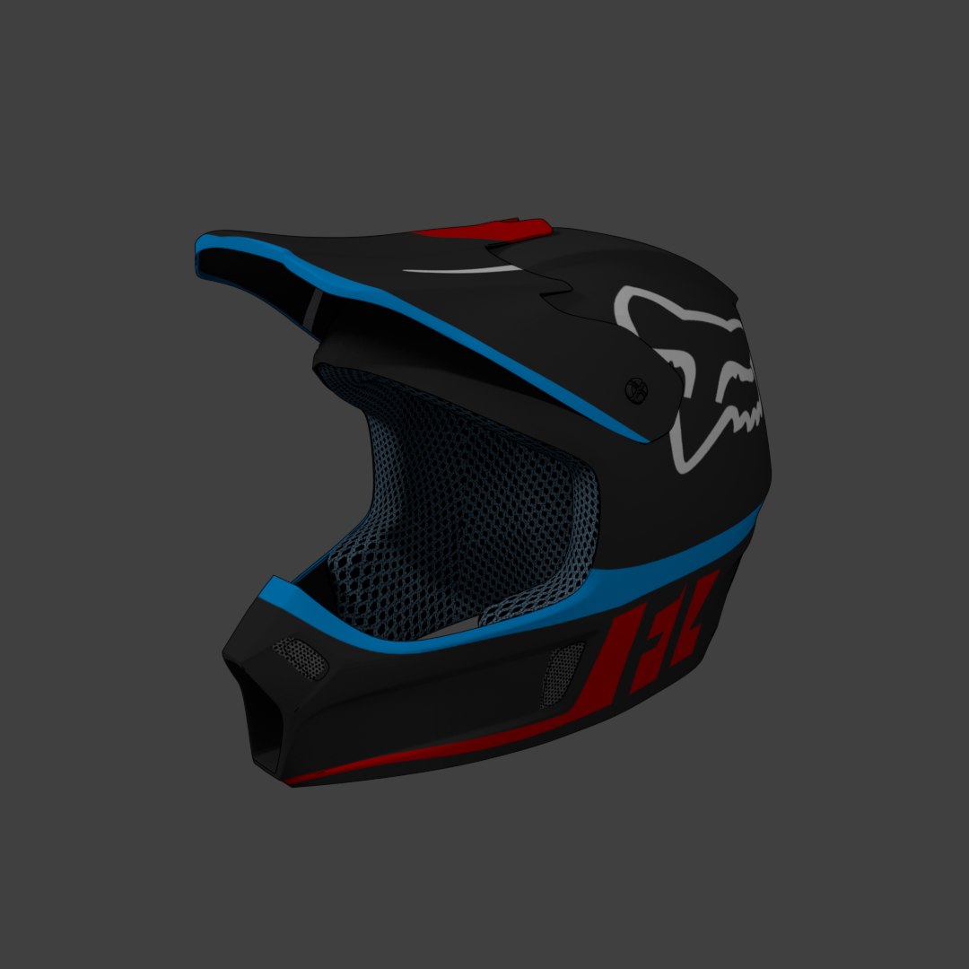 modelo 3d Casco de motocross TurboSquid 1468593