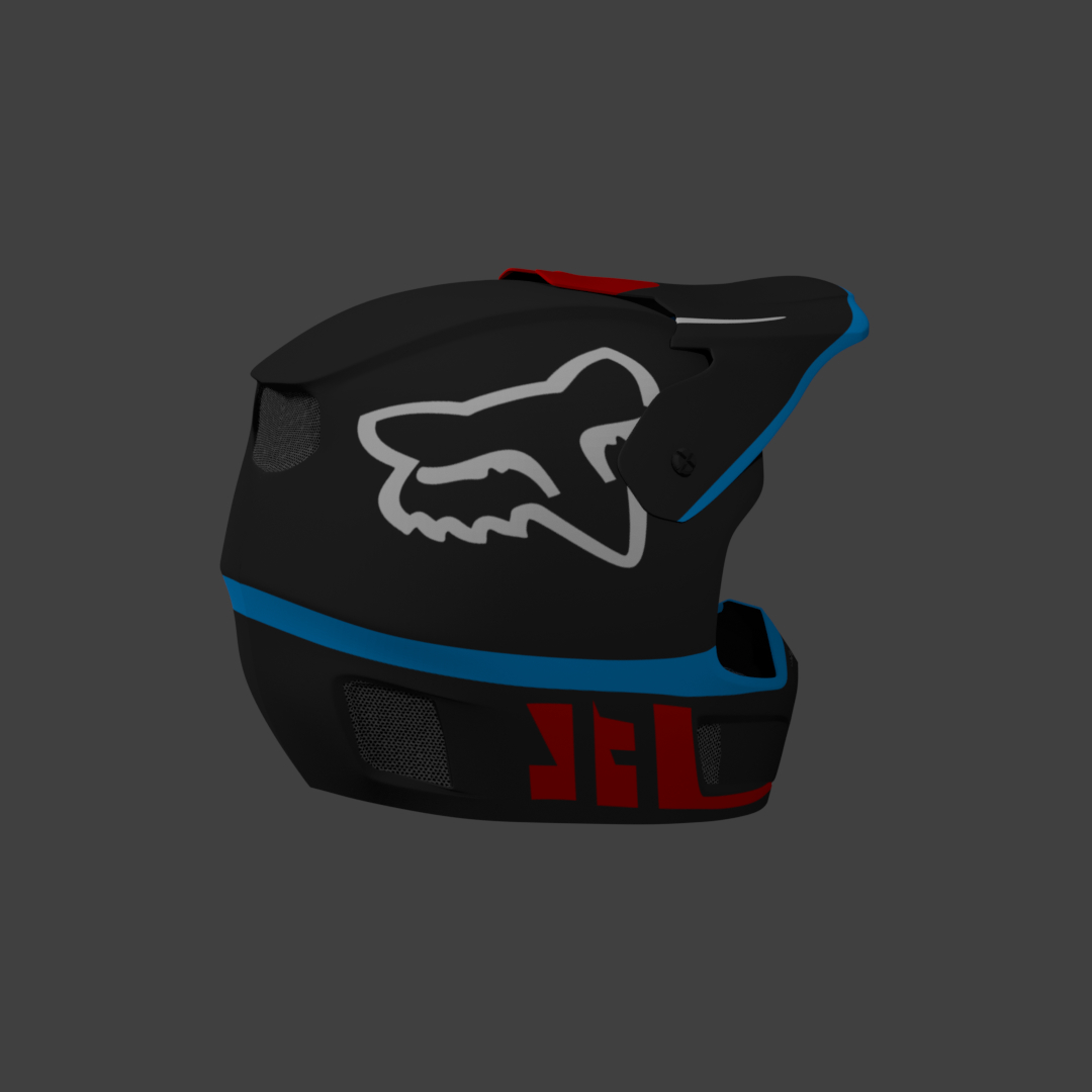 modelo 3d Casco de motocross - TurboSquid 1468593