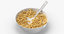 3D bowl alphabet cereal spoon