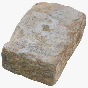 stone block 02 3D